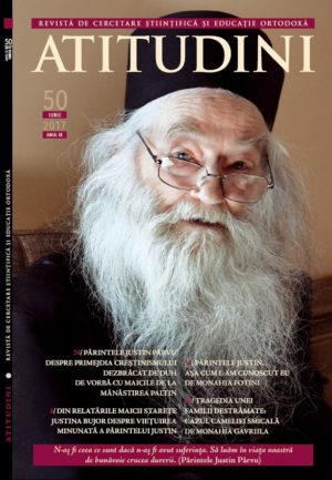Revista Crestin-ortodoxa ATITUDINI nr. 50 coperta fata
